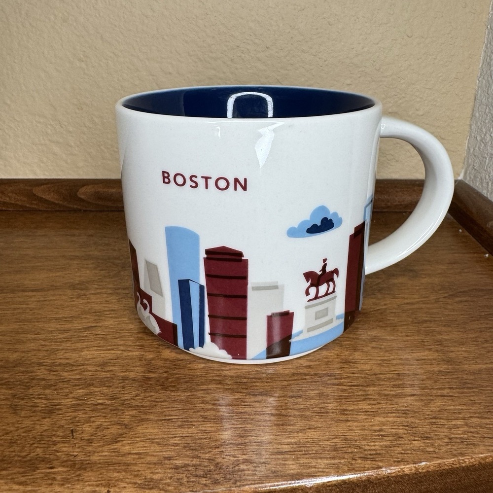 Starbucks BOSTON Massachusetts‎ You Are Here Collection Coffee Tea Mug 14 oz